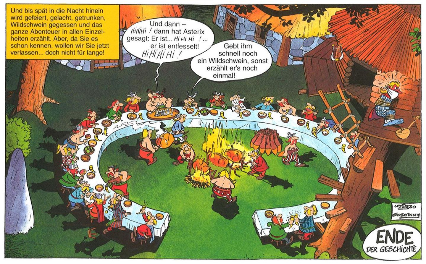 Gelage bei Asterix und Obelix