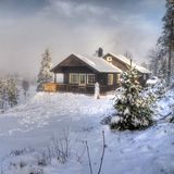 Winterlandschaft wie bei Prinzessin Elsa