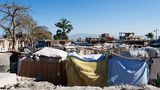 Notunterkünfte nach dem Erdbeben in Port au Prince, Haiti