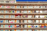 Cala Morlanda, S'Illot, Herzliche Grüße vom 8. Fenster, 6. Reihe,  grünes Handtuch. Hier sind wir!