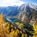 Morgennebel am Funtensee mit Schottmalhorn