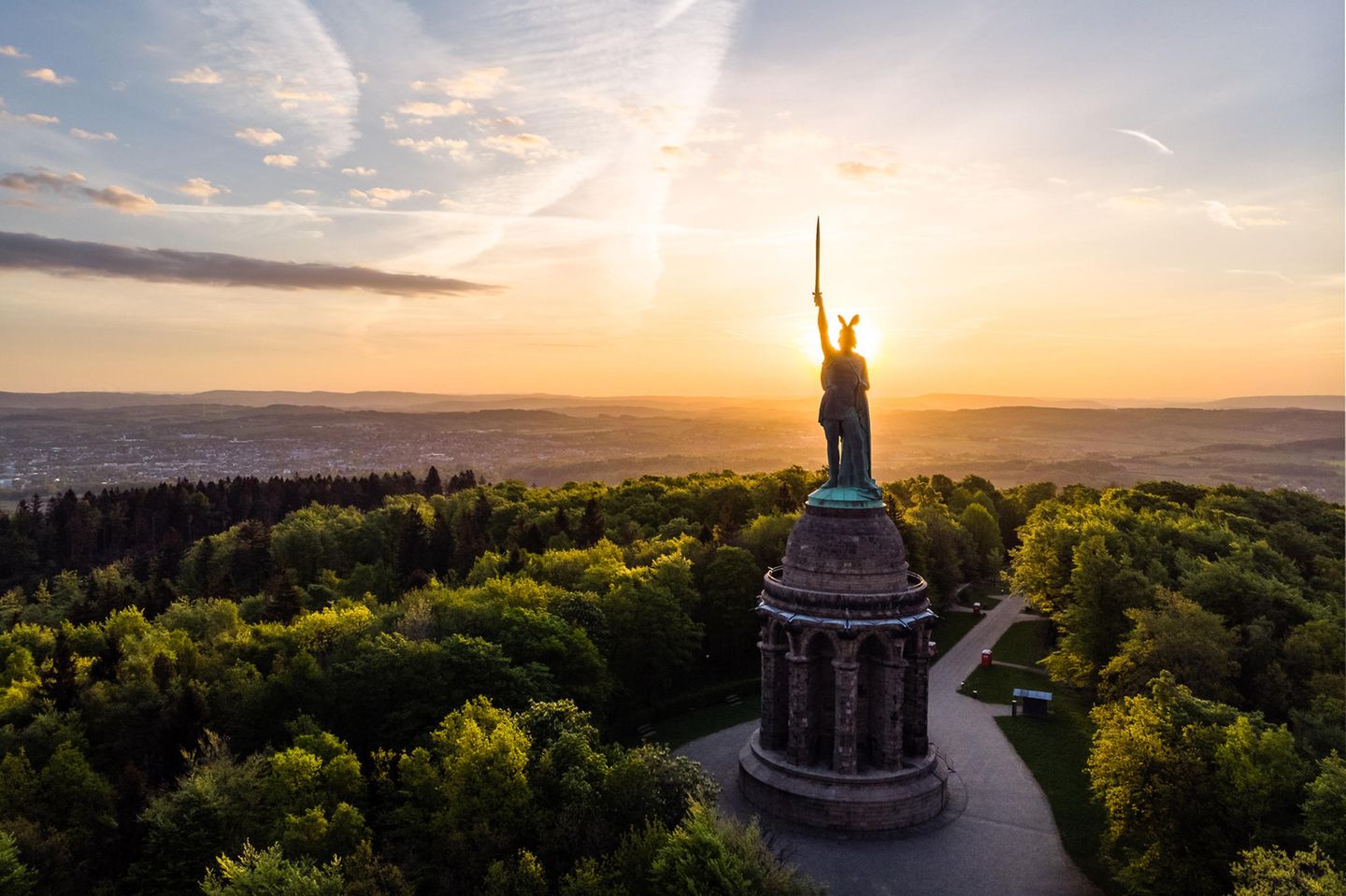 Teutoburger Wald: Hermannsweg Hermannsdenkmal, Teutoburger Wald