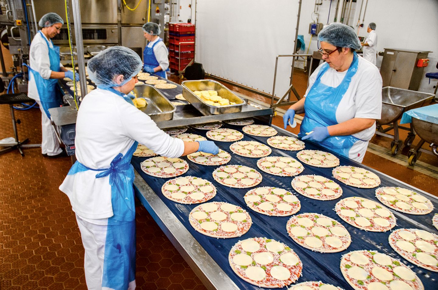 Pizza Produktion