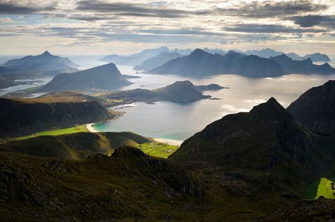 Haukland, Lofoten, Norwegen