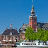 Hafen von Leer, Ostfriesland,
