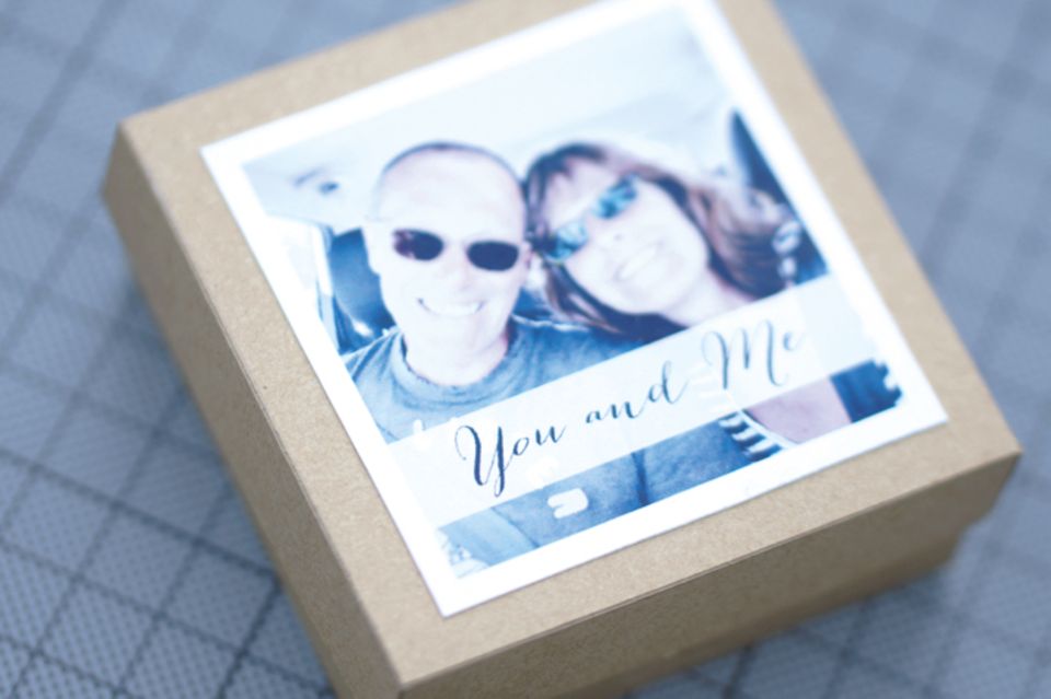 Foto Box aus Pappe