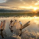 Intha-Fischer am Inle-See