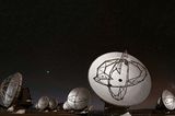Reflektoren für Radiowellen Atacama Large Millimeter/submillimeter Array