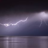 Gewitter Blitz Horizontal