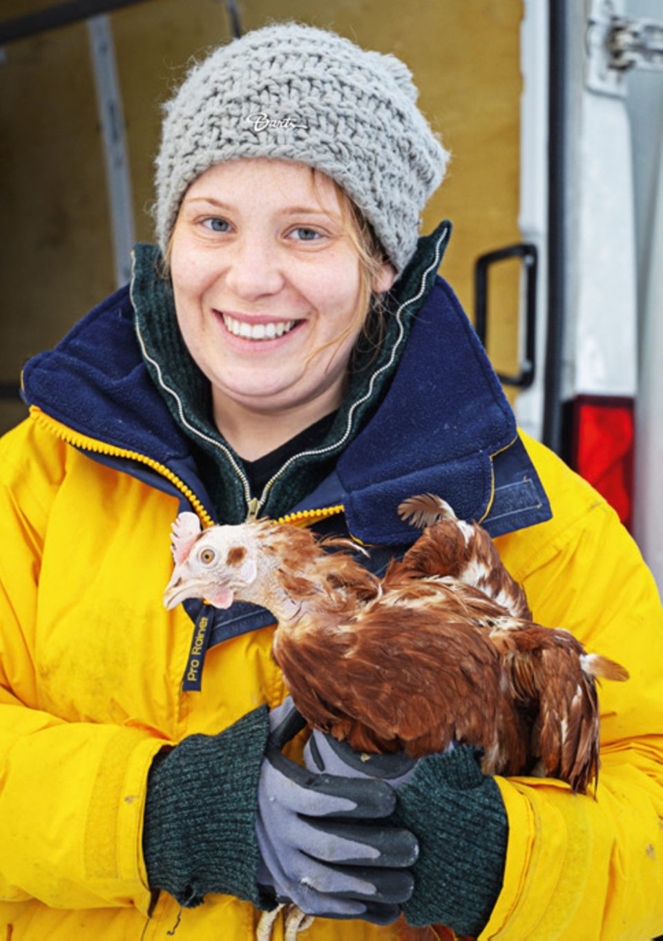 Janina Stemmer von "Rette das Huhn e.V." Janina Stemmer von "Rette das Huhn e.V."