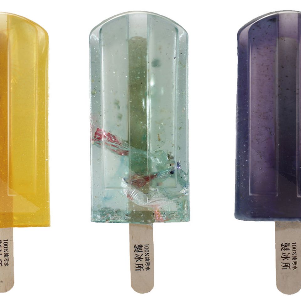 Eis aus Abwasser
