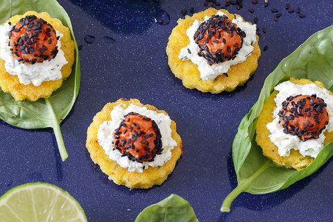 Marienkäfer aus Graved Lachs