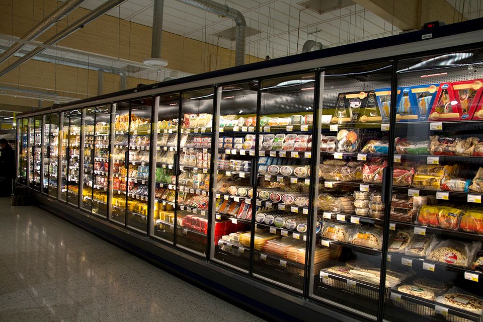 Energiesparender Supermarkt in Finnland
