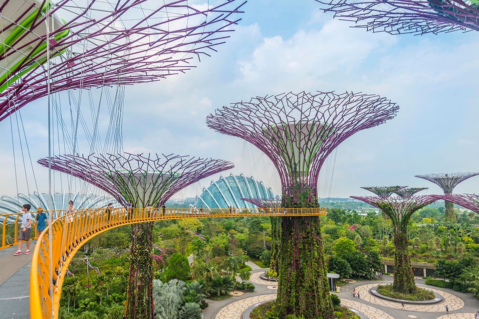 Singapur, Supertrees und Gardens by the Bay