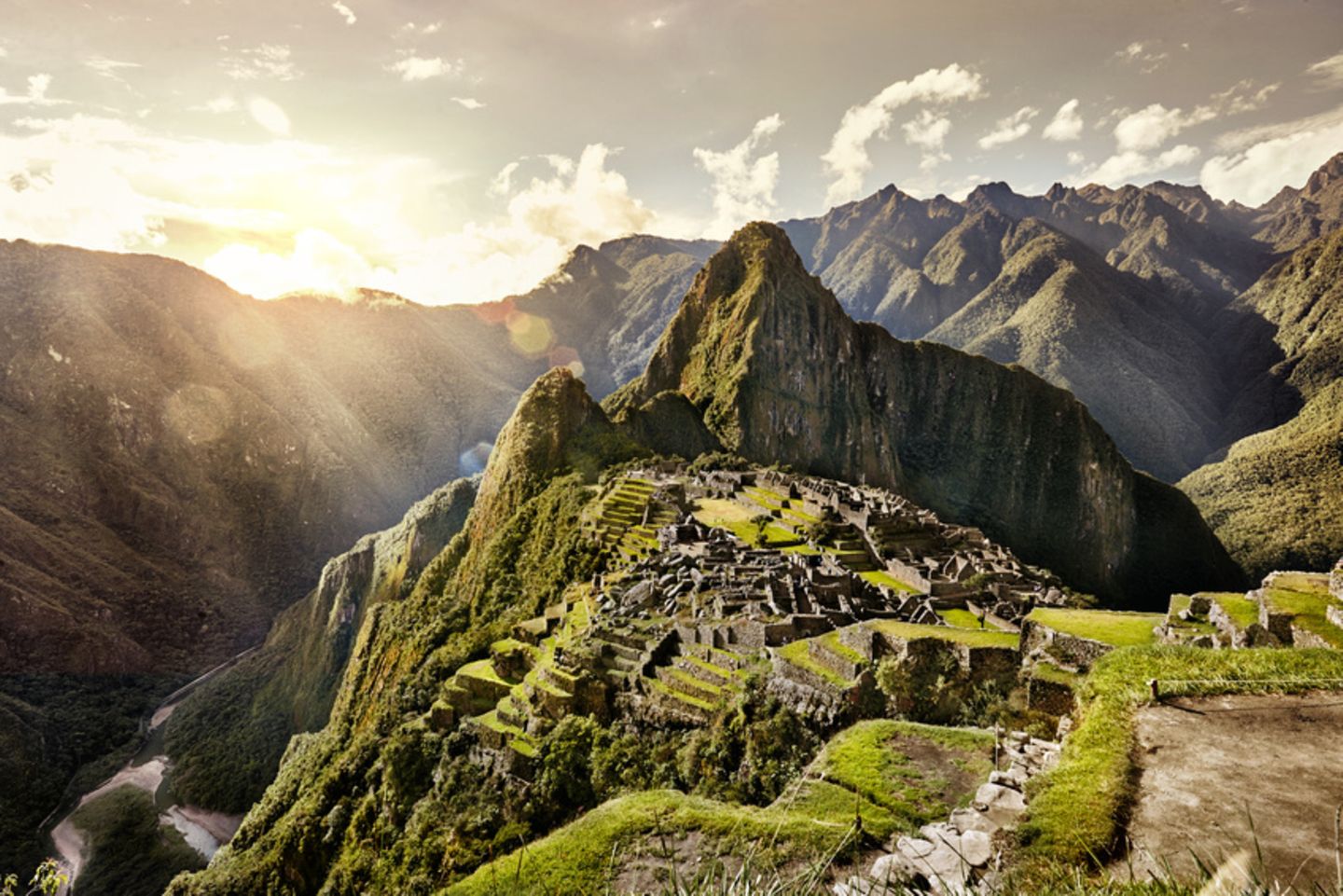 Alternative Wege und Sichtweisen wahrnehmen Machu Picchu