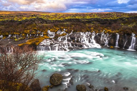 Hraunfossar, Island