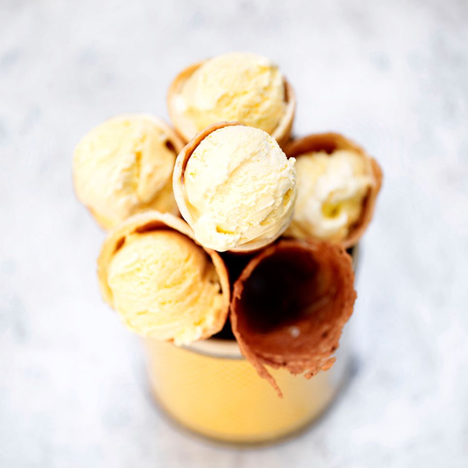 Maiskolben-Eis
