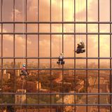 Sonnenuntergang am Mercury Tower, Russland