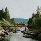 rollendes Hostel in Norwegen