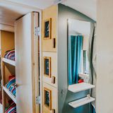 Bad im rollenden Hostel