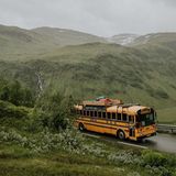 rollendes Hostel in Norwegen