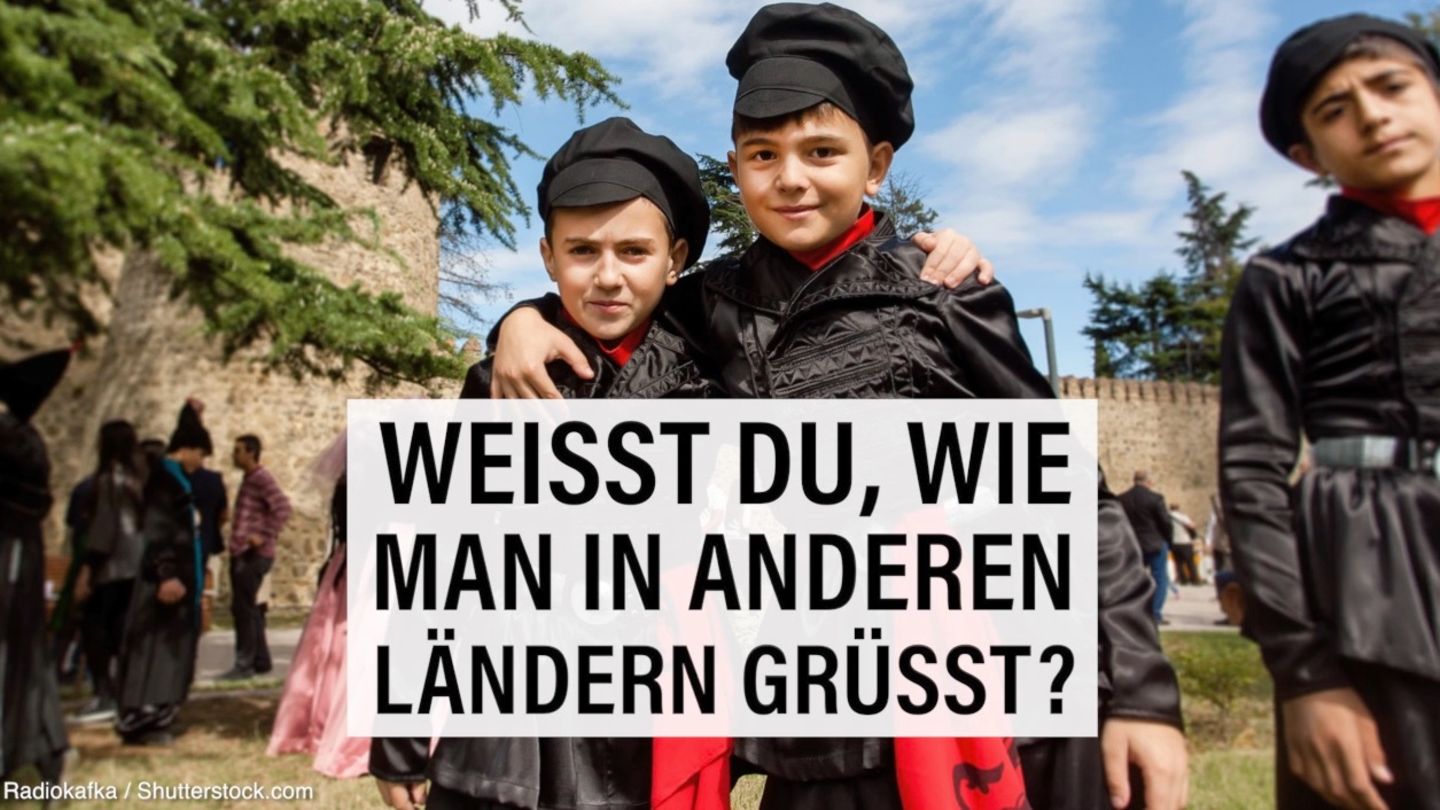 Weiß du, wie man in anderen Ländern grüßt?