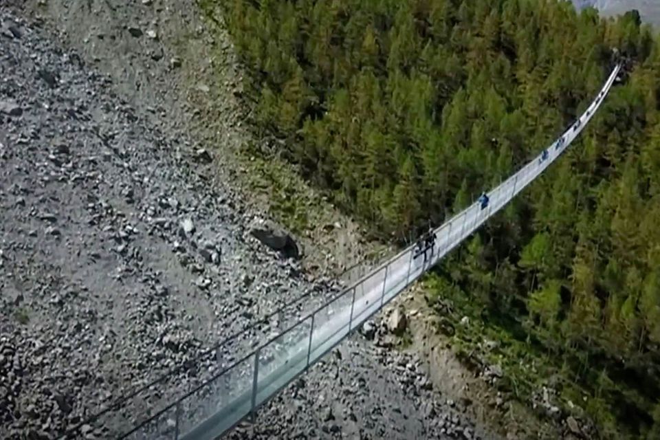 Hängebrücke bei Zermatt