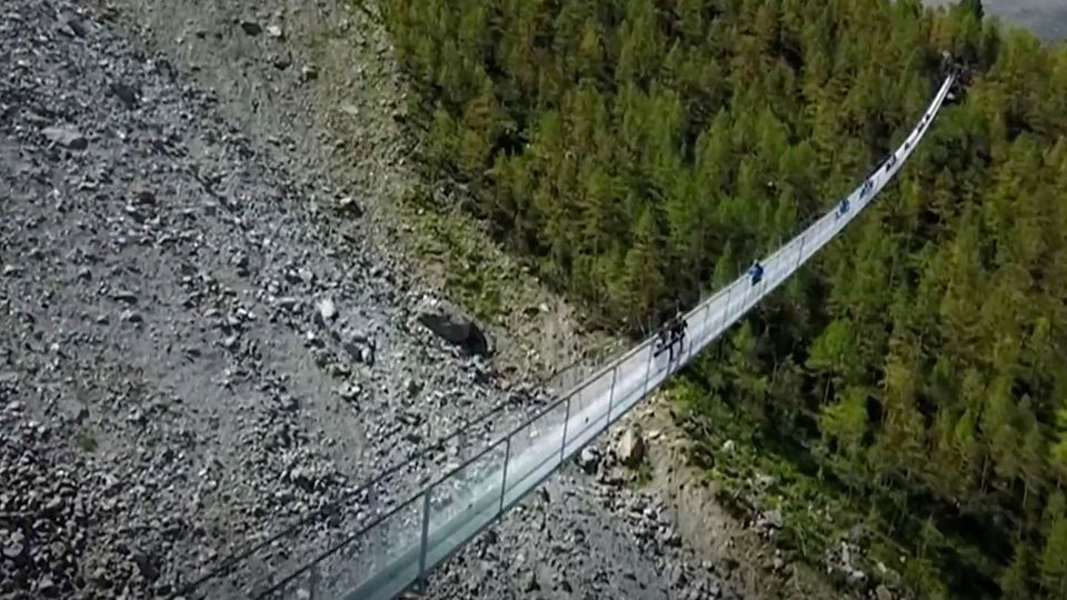 Hängebrücke bei Zermatt