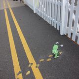 Sluggo auf der Straße