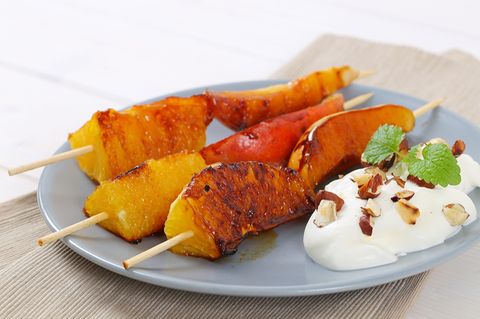 Gegrilltes Obst