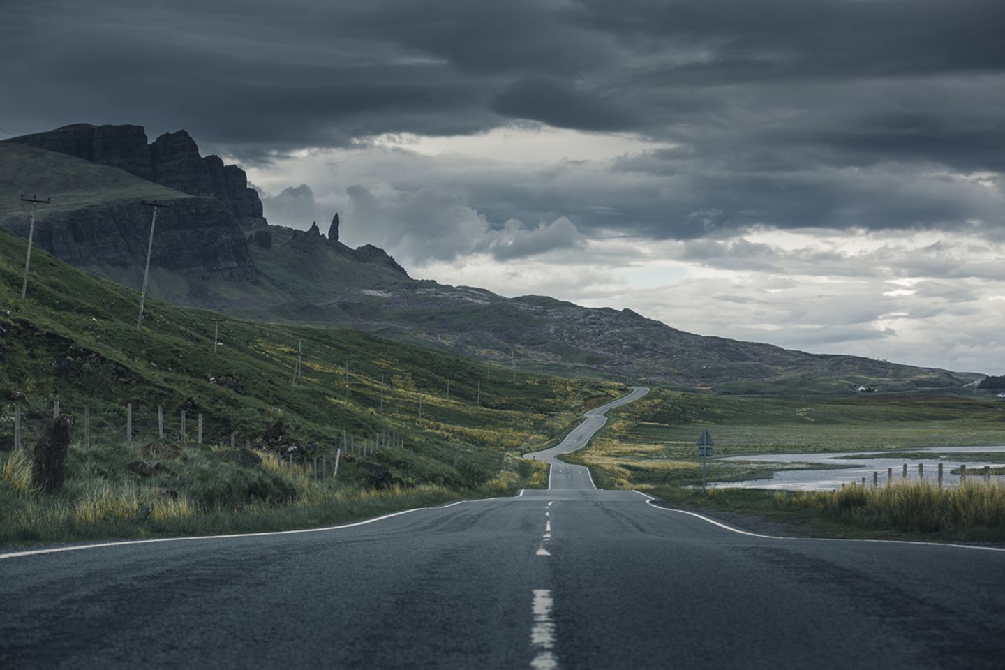 Kaum Verkehr Isle of Skye, Schottland