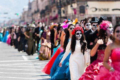 Tag der Toten Parade Mexiko