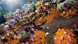 Friedhof am Tag der Toten