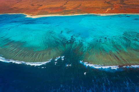 Blick auf das Ningaloo Reef in Australien