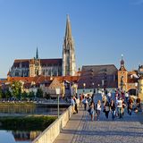 Regensburg und Steinbrücke