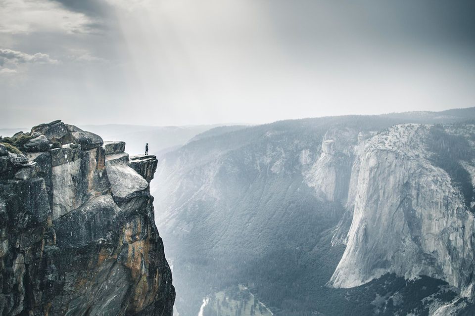 Blick über das Yosemite Valley vom Taft Point