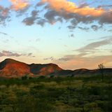 Mount Bruce bei Sonnenuntergang, Karijini Nationalpark