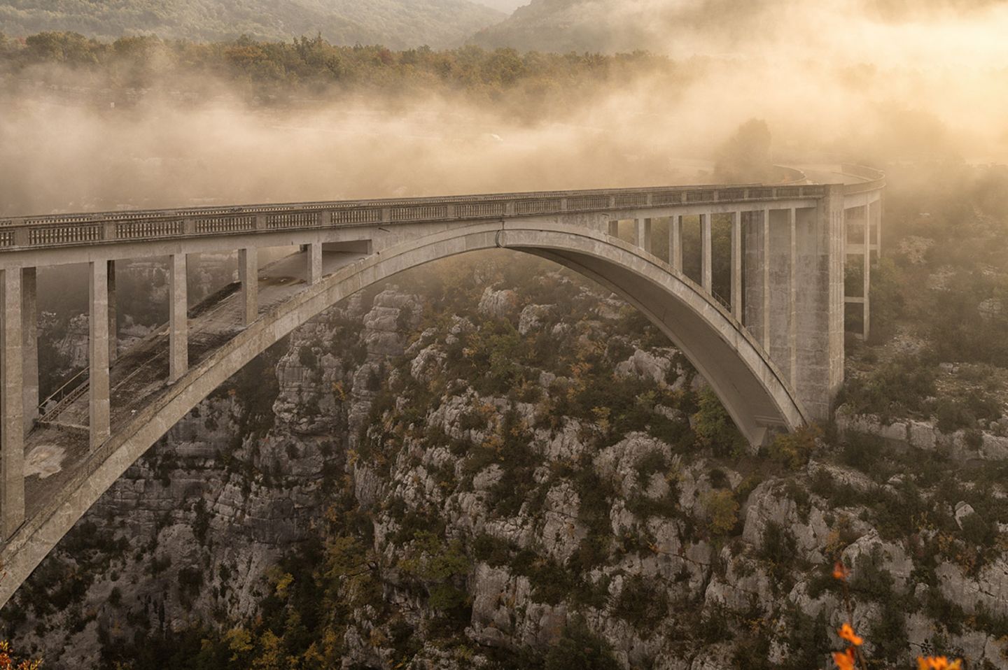 Brücke über die Verdonschlucht