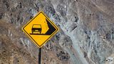 Straßenschild in Peru