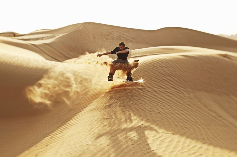 Sanboarding, Wüste