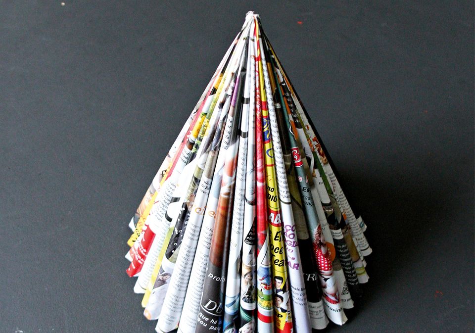 Weihnachtsbaum aus Papier