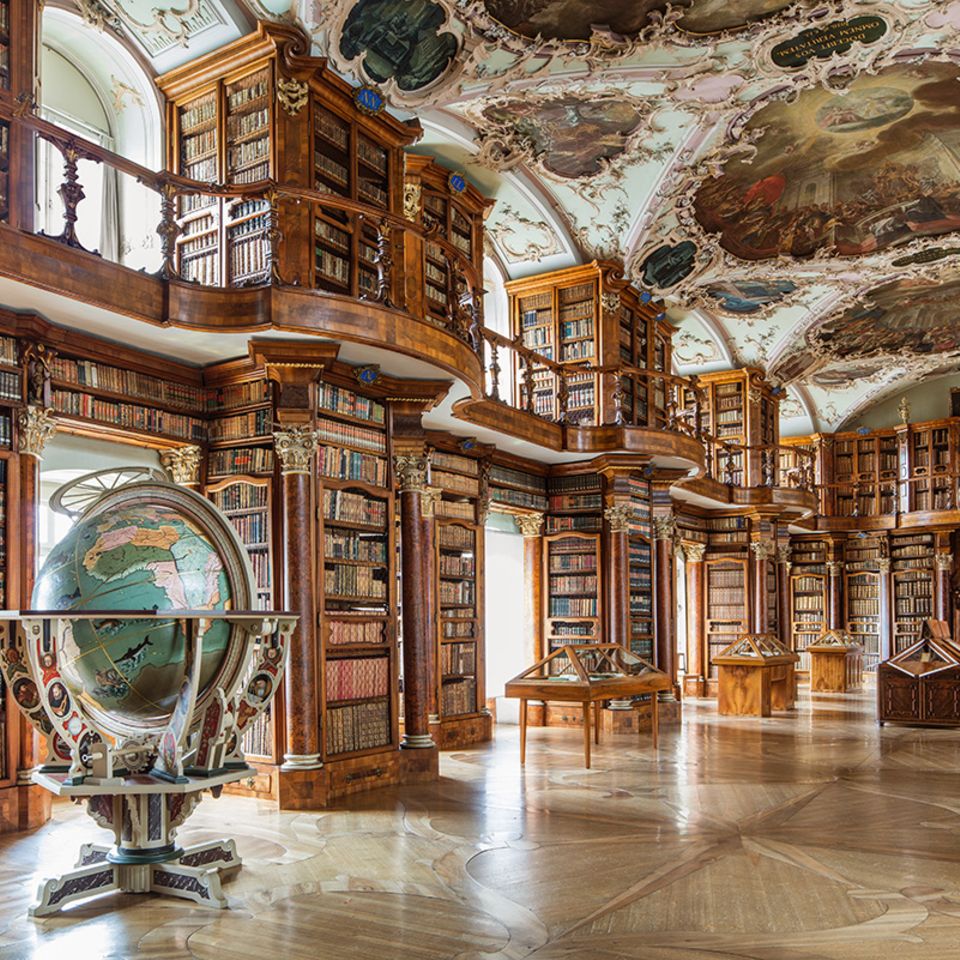 Klosterbibliothek, Sankt Gallen, Schweiz