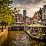 Niederlande, Friesland, Leeuwarden, Hafen