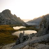 Ausblick von der Drei Zinnen Hütte