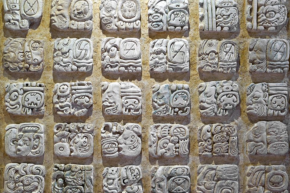 Schrift, Maya
