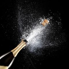 Knallender Sektkorken