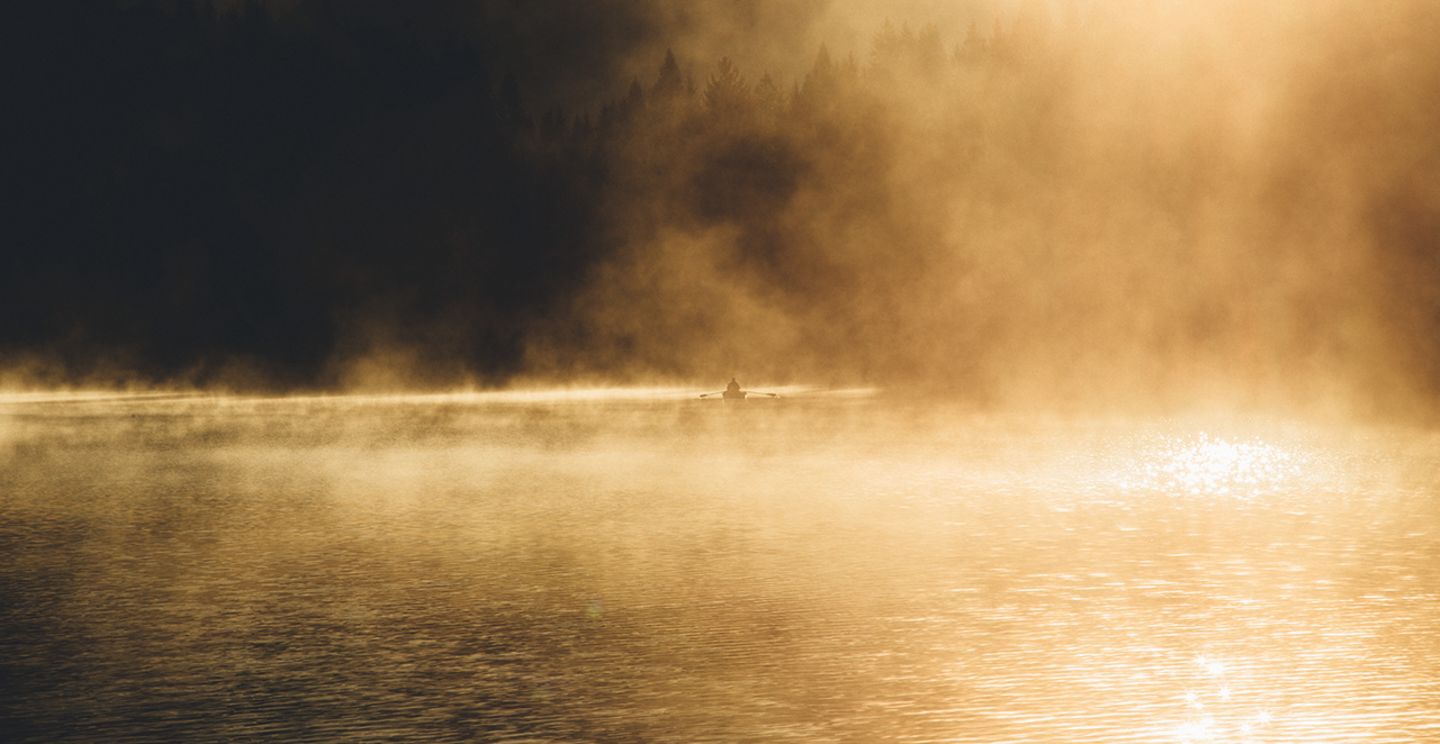 Paddler auf dem Geroldsee