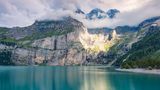 Oeschinensee im Berner Oberland