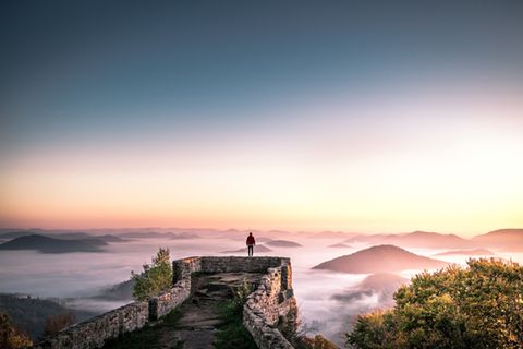 Blick von der Wegelnburg in Deutschland