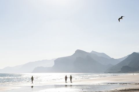 Oman, Dhofar, Salalah, Maghsail Bay Beach